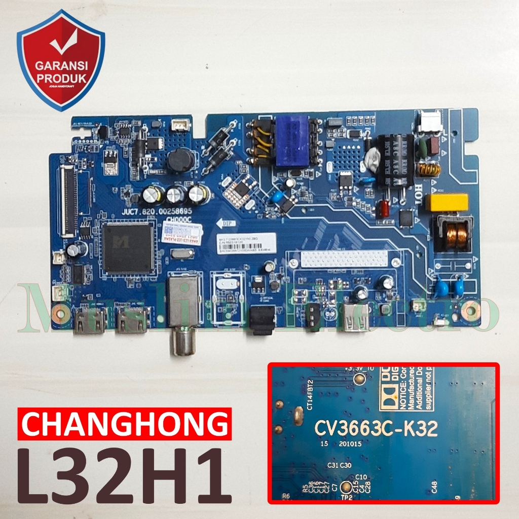 Mainboard LED TV Changhong Digital L32H1 32H1