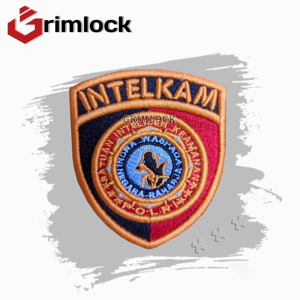 Bet Intelkam Bordir / Badge Intelkam Bordir / Bordir Pdl Timbul