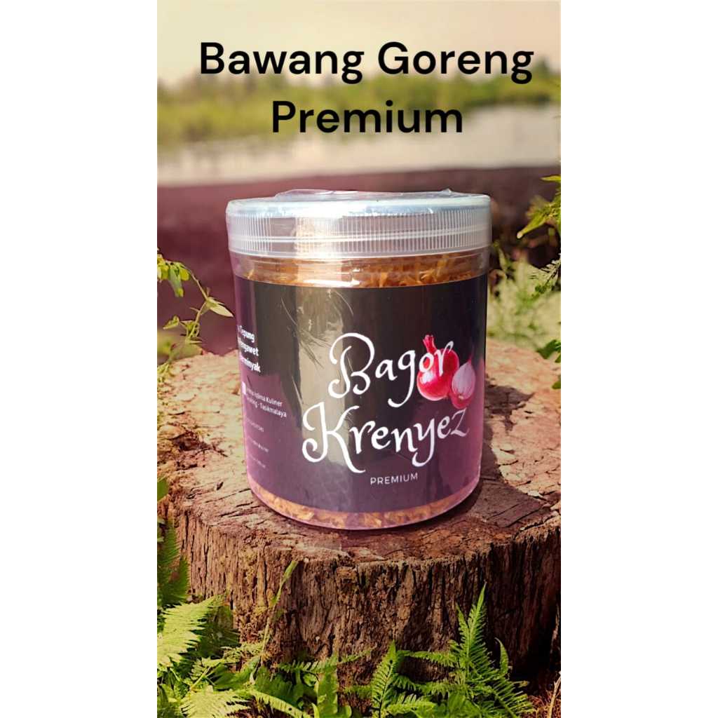 

Bawang Goreng Krenyez 120 gr, Premium, 100% Tanpa Tepung Tanpa Pengawet