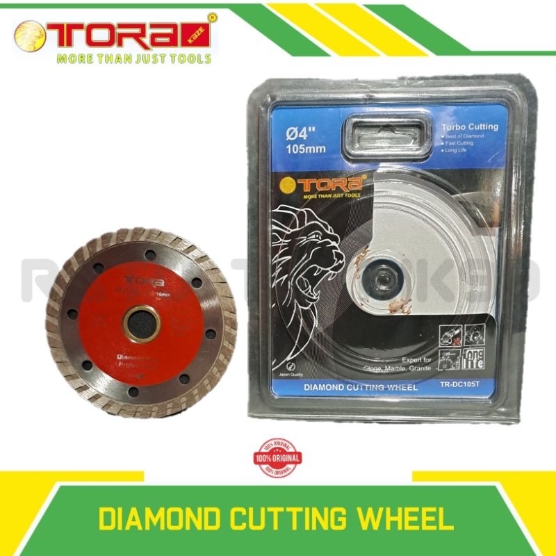 

Diamond Wheel Cutting Tora Turbo / Mata Pisau Potong Keramik Basah Kering