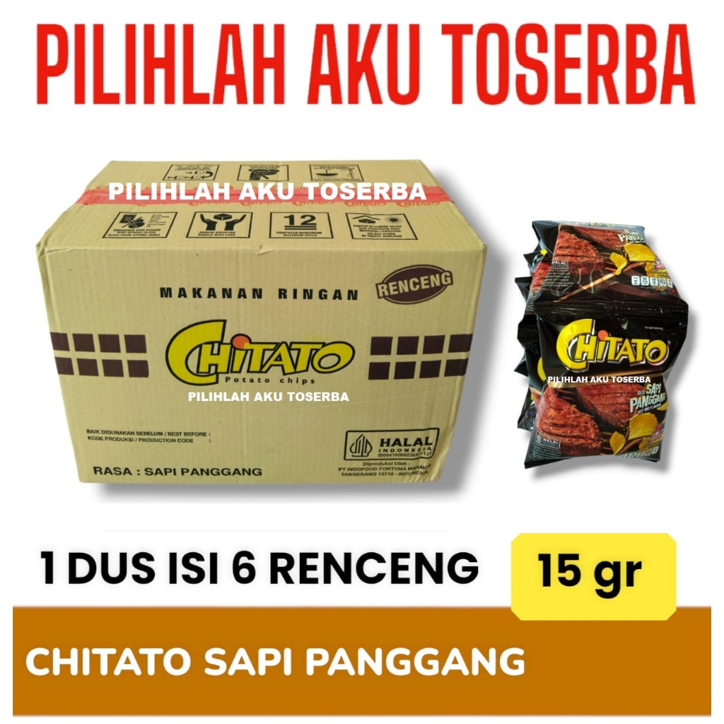 

CHITATO SAPI PANGGANG RENCENG - ( HARGA 1 DUS )