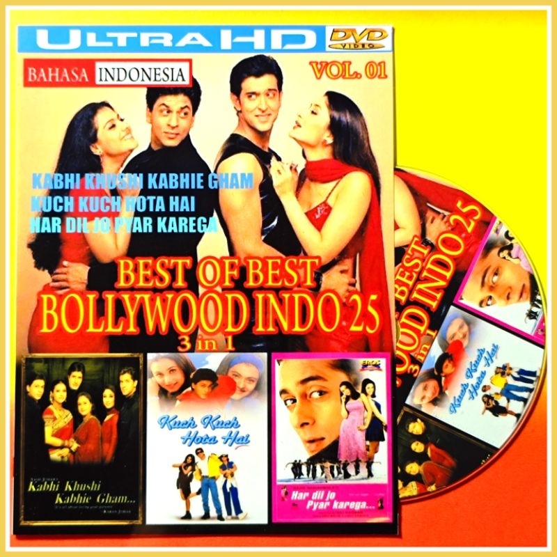 Kaset Film India Koleksi Kabhi Khushi Kabhie Gham - Kuch Kuch Hota Hai - Har Dil Jo Pyar Karega Vers