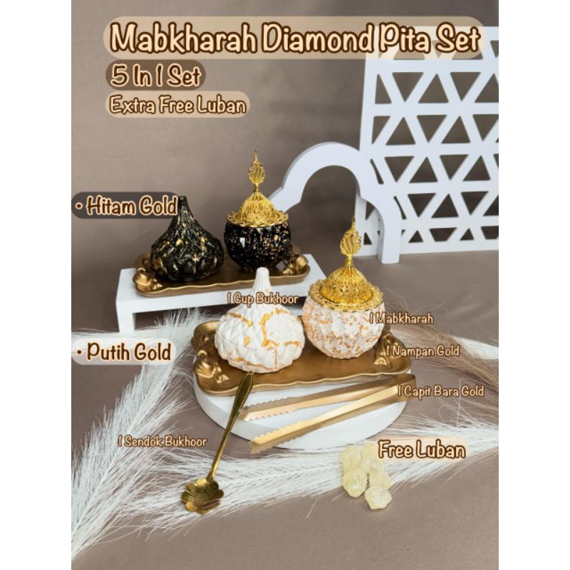 tempat dupa/tempat dupa set / tempat dupa aesthetic/Perapen/Mabkhara set / Mabkhara