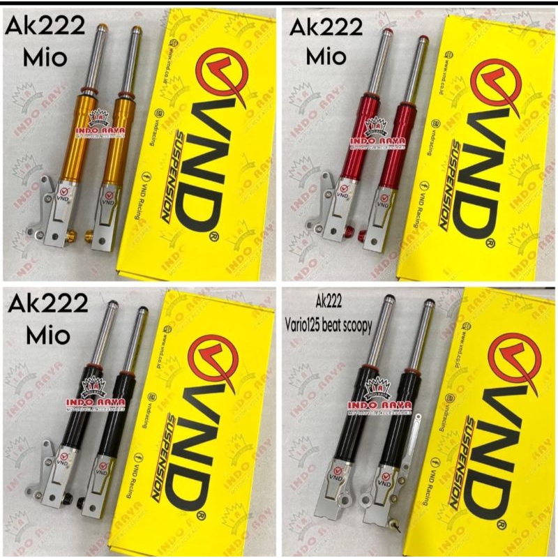 SUSPENSION SHOCK DEPAN VND HONDA VARIO 125/150 FI OLD/BEAT FI TABUNG SHOCK DEPAN ( METIK )