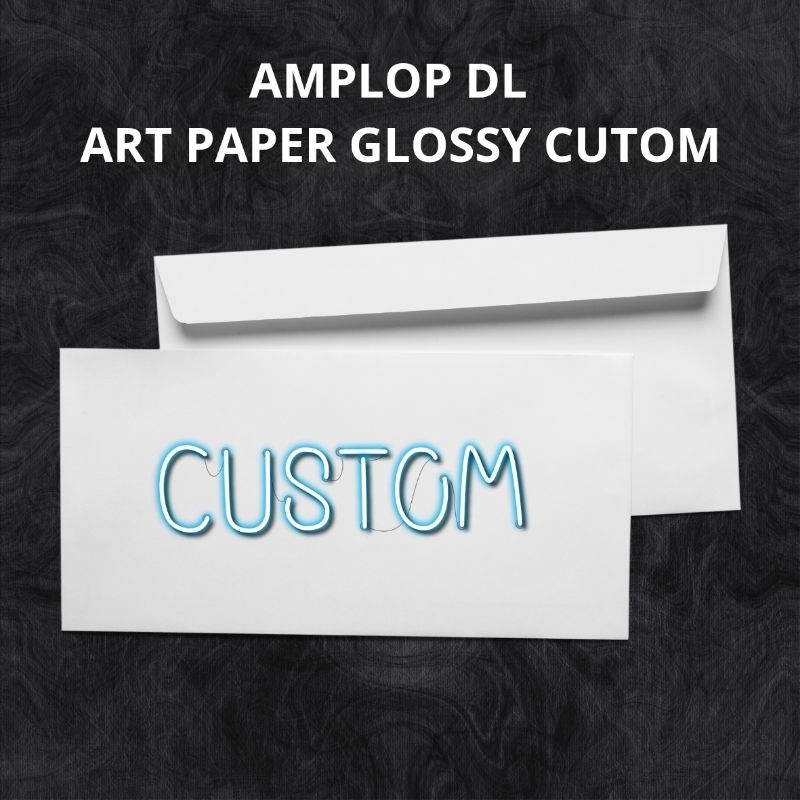 Amplop Perusahaan Custom ART PAPER - Amplop DL - 23 x 11