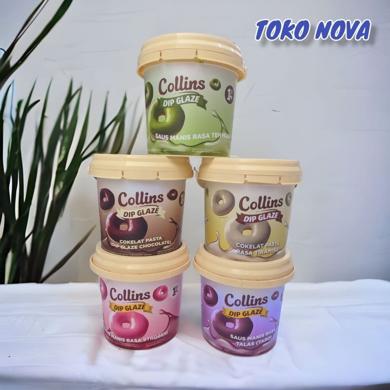 

COLLINS DIP GLAZE 1KG /SELAI COKELAT TOPPING KUE/MAKANAN