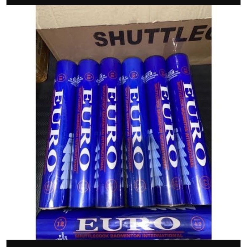 Shuttlecock badminton euro biru // kok badminton euro //