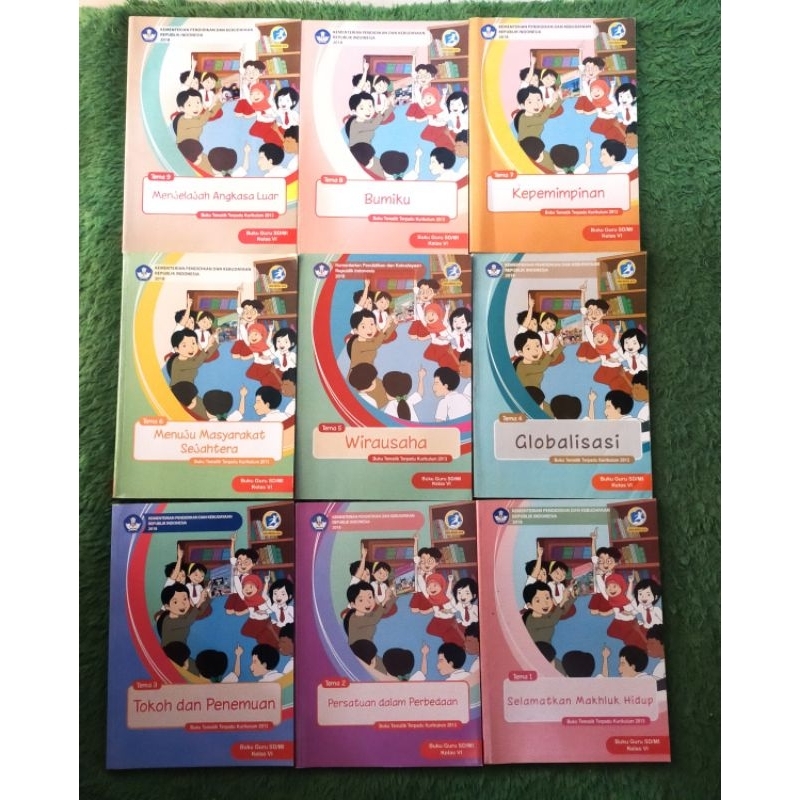 ORIGINAL BUKU GURU TEMATIK TERPADU KELAS 6 SD/MI TEMA 1 2 3 4 5 6 7 8 9 MENJELAJAH ANGKASA LUAR BUMI