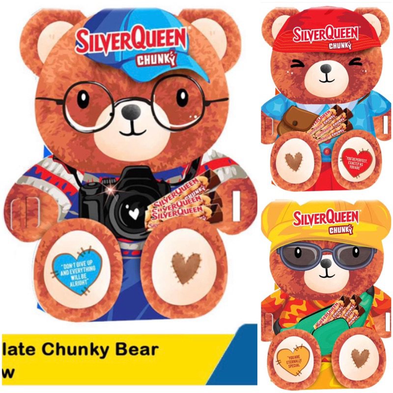 

Silver Queen Chocolate Murah!! Chunky Bear Cashew 3x26G
