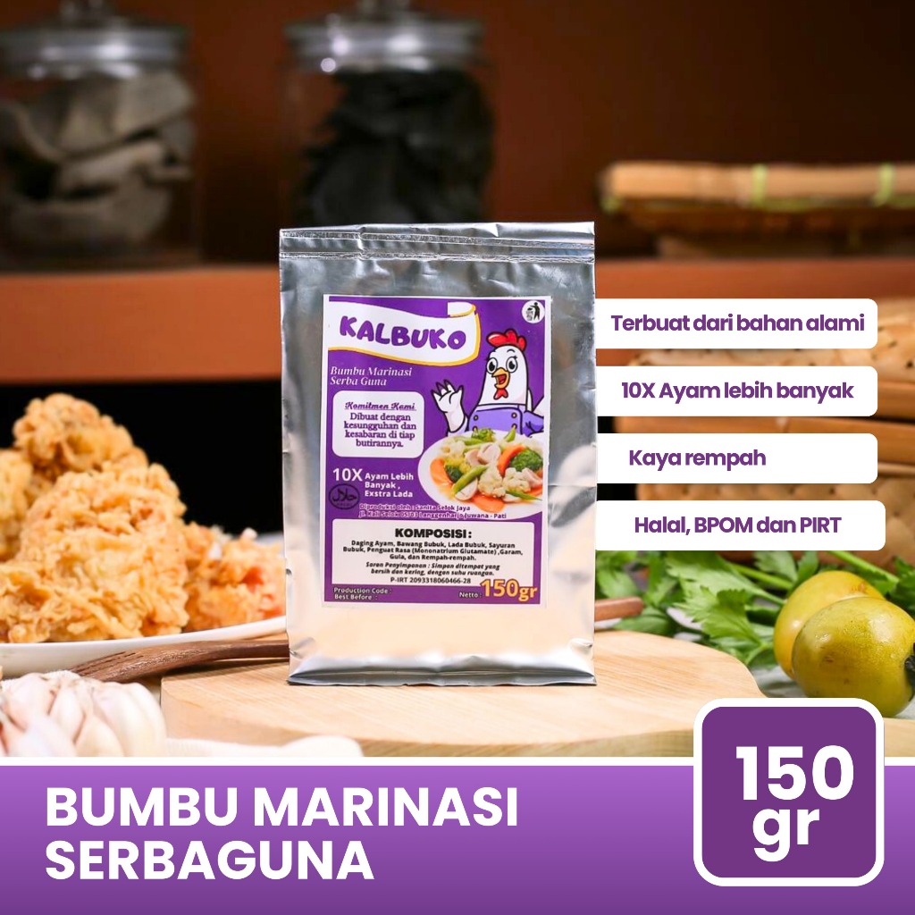 

KALBUKO MARINASI AYAM SERBA GUNA SELOK JAYA 150 GR