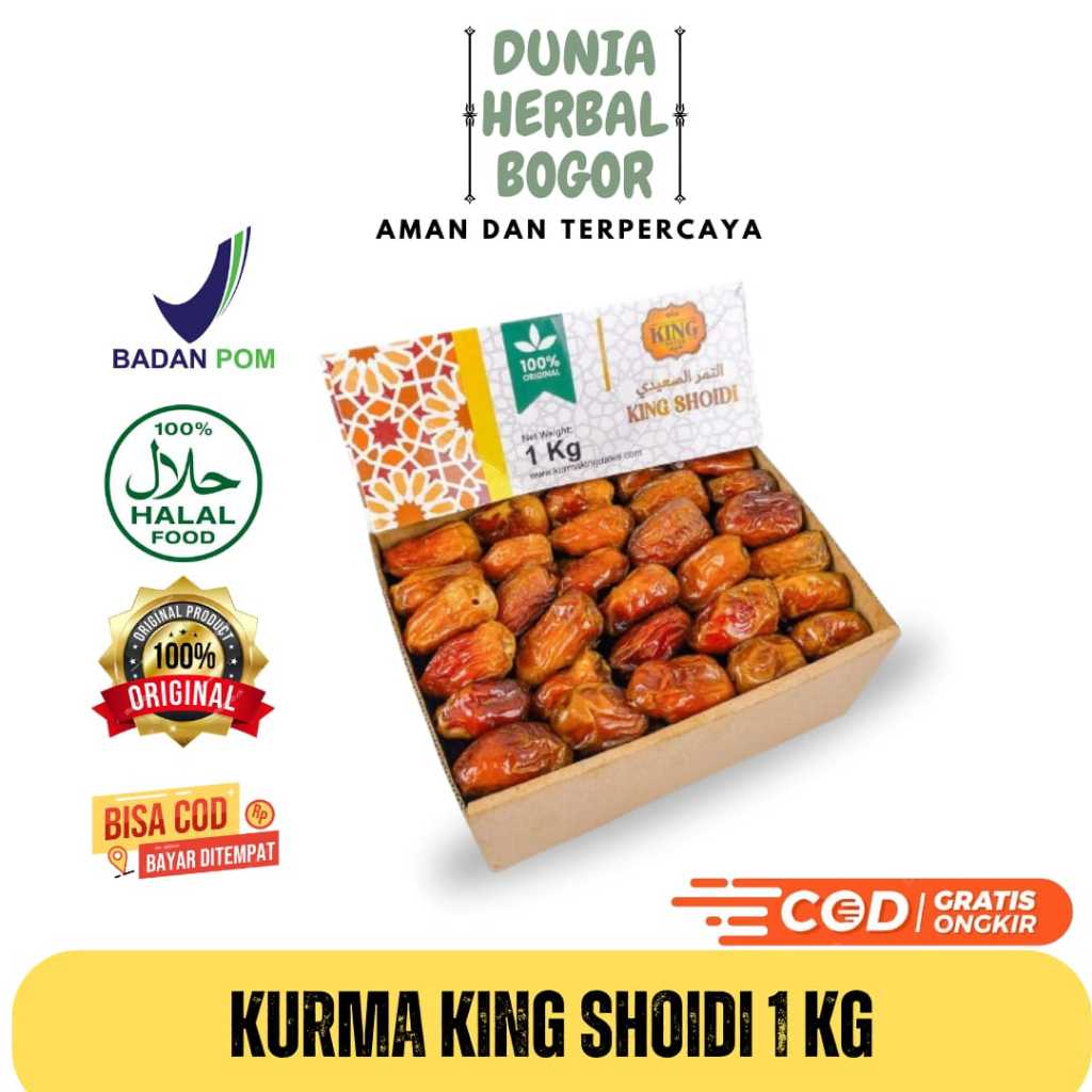 

King Dates Kurma Shoidi 1kg Kurma Murah Premium