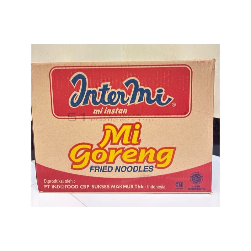 

INTERMI Mie Instan Rasa Mie Goreng 1 Karton Isi 40 Pcs