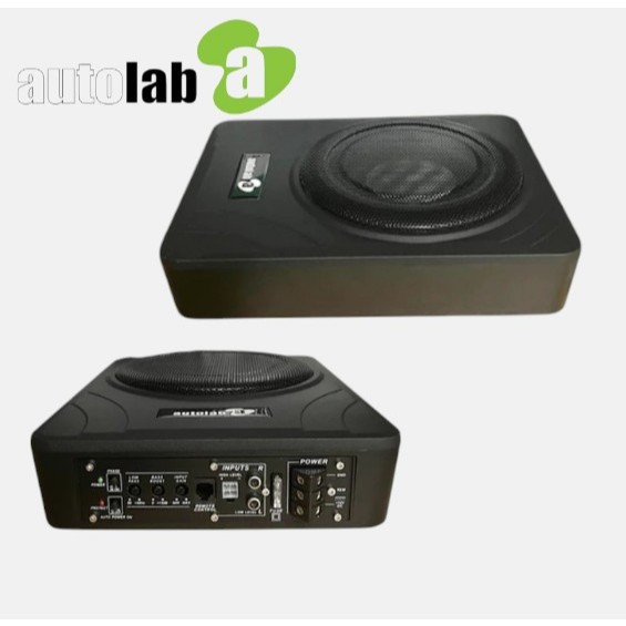 Subwoofer kolong AUTOLAB AL-818 Subwoofer Aktif Kolong underseat slim Mobil Speaker Mobil