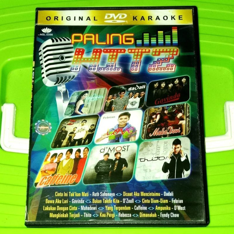 ORIGINAL DVD KARAOKE PALING Hitz Ruth Sahanaya Dadali Govinda D'Zoull Febrian Mahadewi Caffeine D'Mo