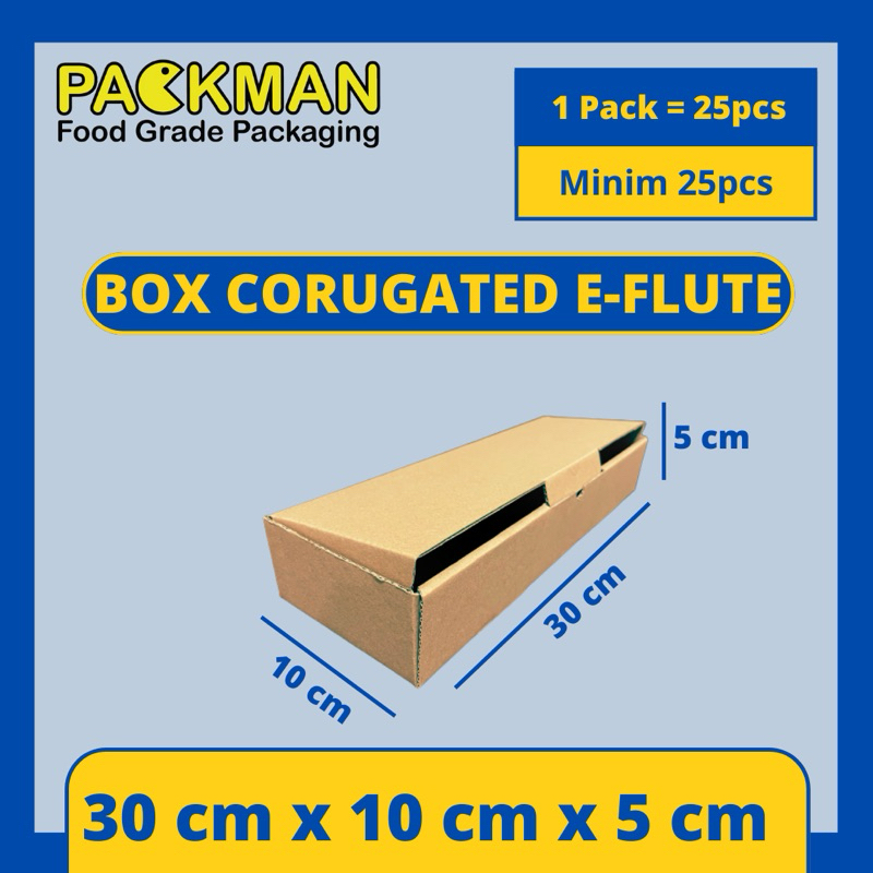 

KARDUS 30x10x5 cm / BOX KARTON CORUGATED DIECUT E-FLUTE / AKSESORIS ONLINE