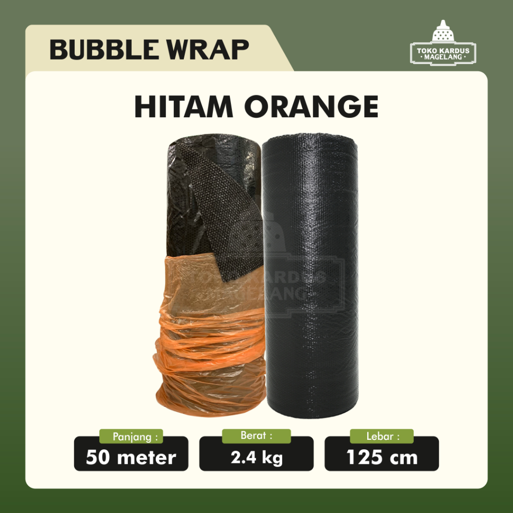 

Bubble Wrap Roll 125CM x 50M TEBAL Magelang