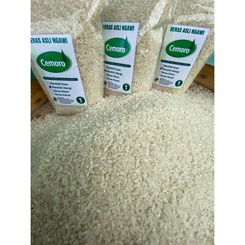 

BERAS MENTIK WANGI ASLI NGAWI "CEMORO" - Non Vacum 1kg