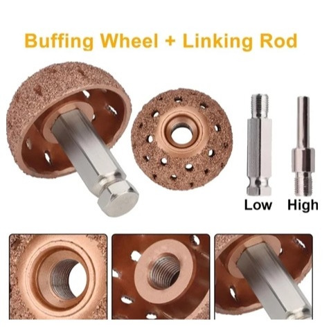 Mata Kerok Grinding Ban/ Tungsten Grinding Head Tire Buffer/ Kepala Gerinda Untuk Mesin Bor Angin