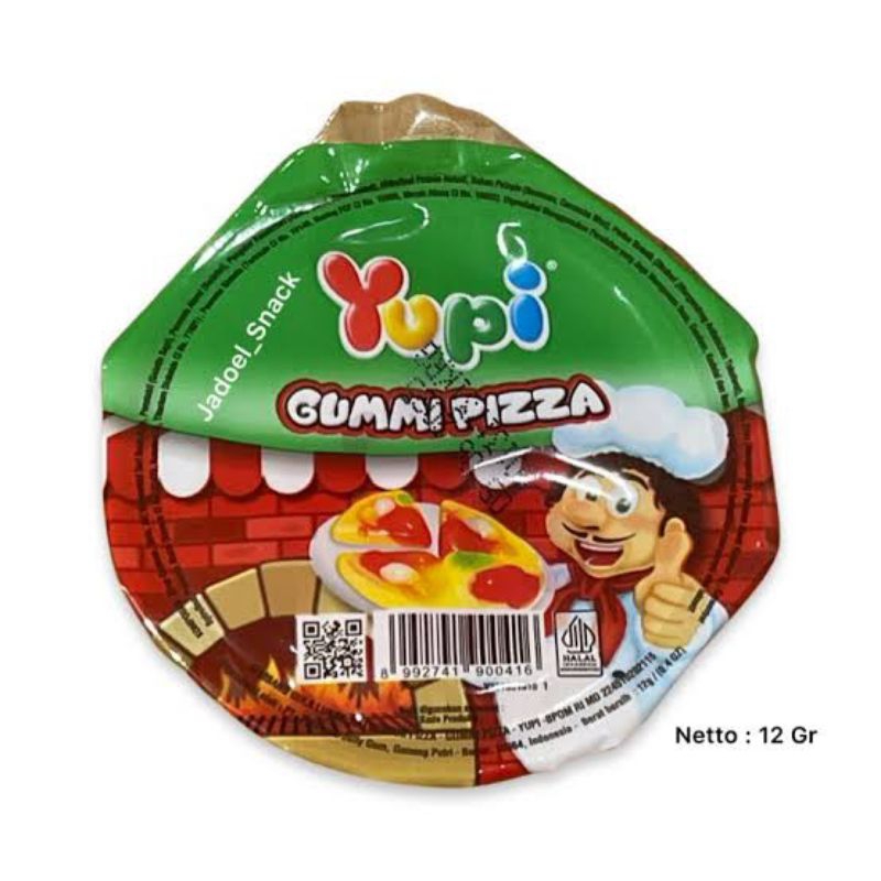 

YUPI GUMMI PIZZA 1BOX 12PCS