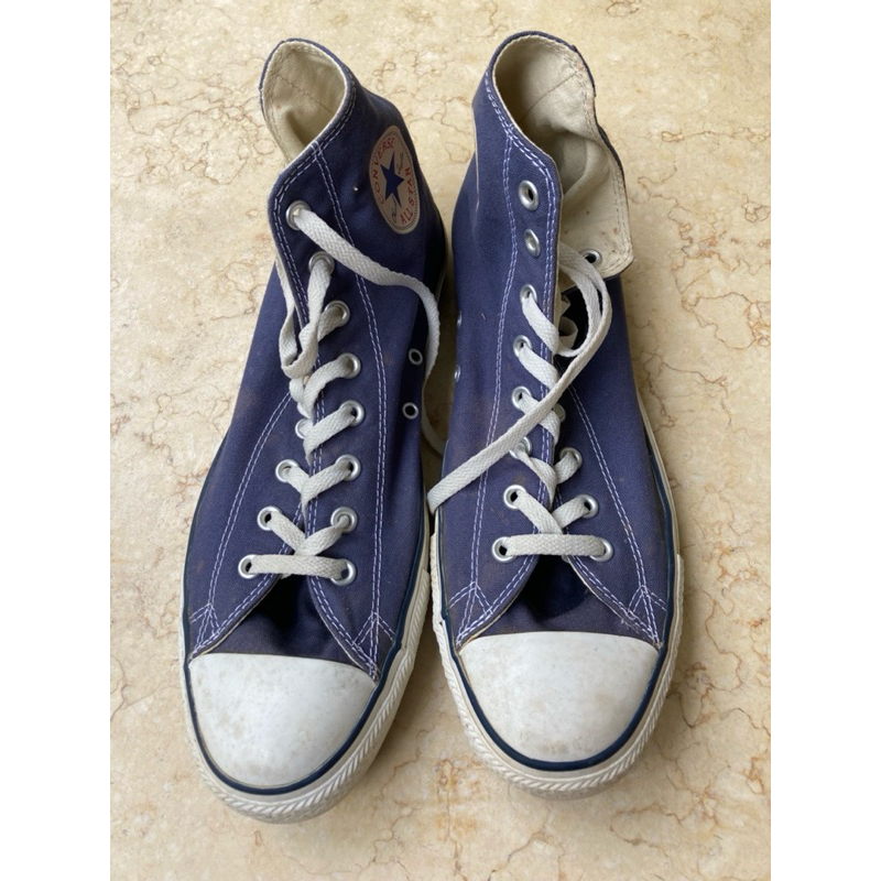 Converse original Navy preloved Sepatu jumbo pria besar Sneakers Sneaker (size 46.5)