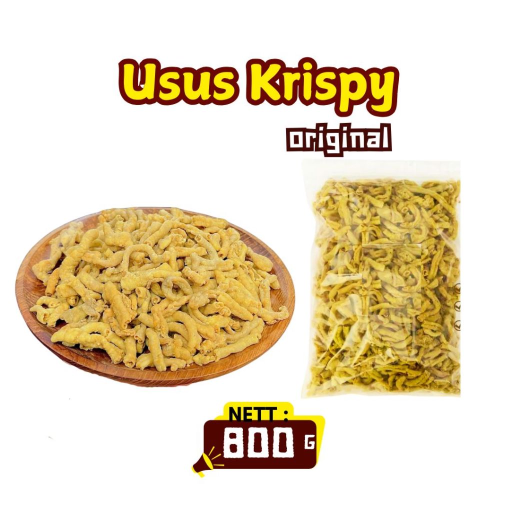 

KERIPIK USUS AYAM SUPER 250 G GURIH RENYAH ENAK