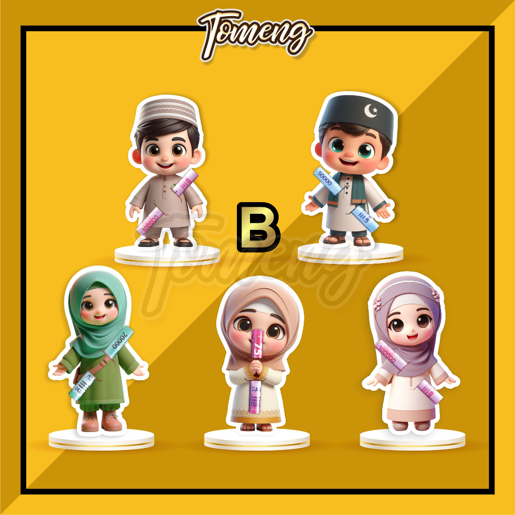 

COD Angpao Lebaran Karakter Amplop Uang Selip Gemoy THR Peluk Lucu imut dan menggemaskan 3D