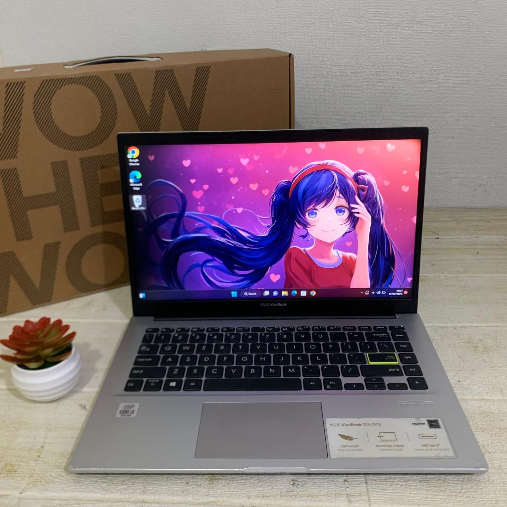 2ND Laptop Slim Asus Vivobook X413J | Core i3 1005G1 | RAM 4 GB | SSD 128 GB | 14" FHD | Windows 11 