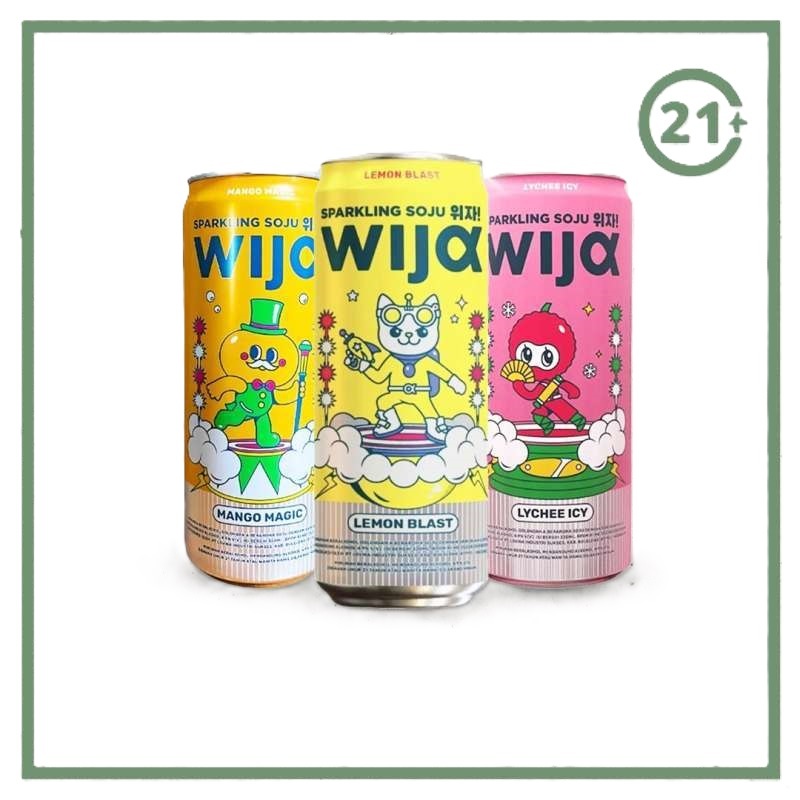 

wija sparkling varian rasa kemasan lychee leci lemon blast mango magic mangga
