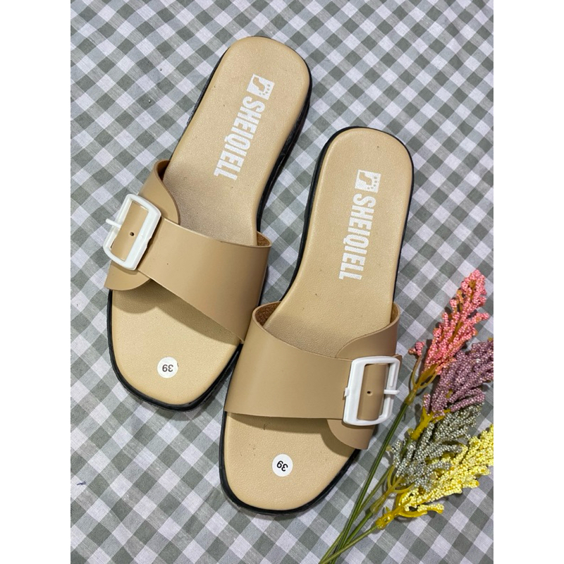 Sendal Wanita Gesper 1 | sendal Teplek sintetis | sendal remaja wanita|