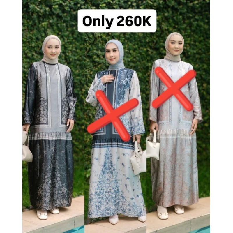 DRESS VANILLA HIJAB (EDISI WAREHOUSE SALE VANILLA)