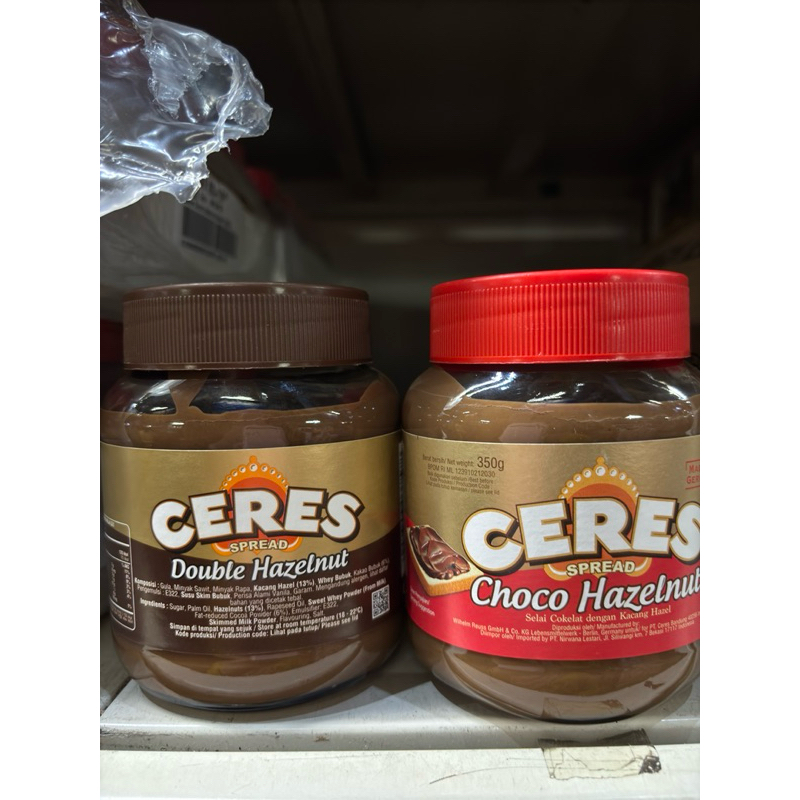 

Ceres Choco Spread 350gr| Double Hazelnut | Choco Hazelnut