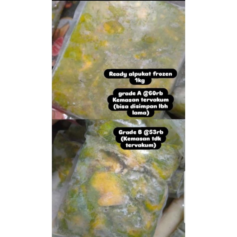 

ALPUKAT FROZEN 1KG