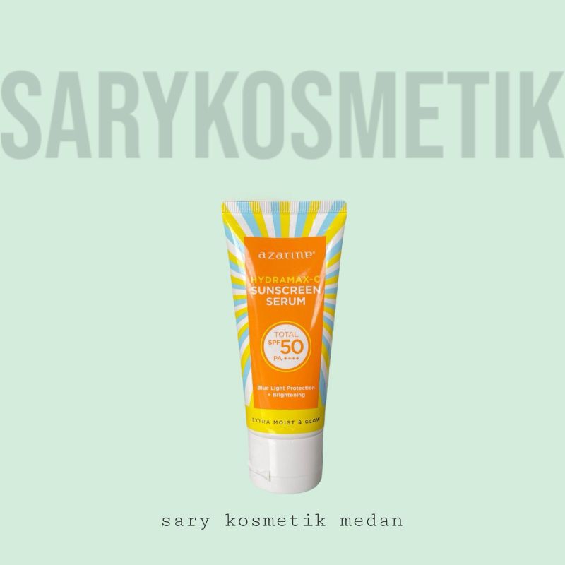 ip_ AZARINE hydramax-c sunscreen serum total spf 50 pa++++ blue light protection + brightening