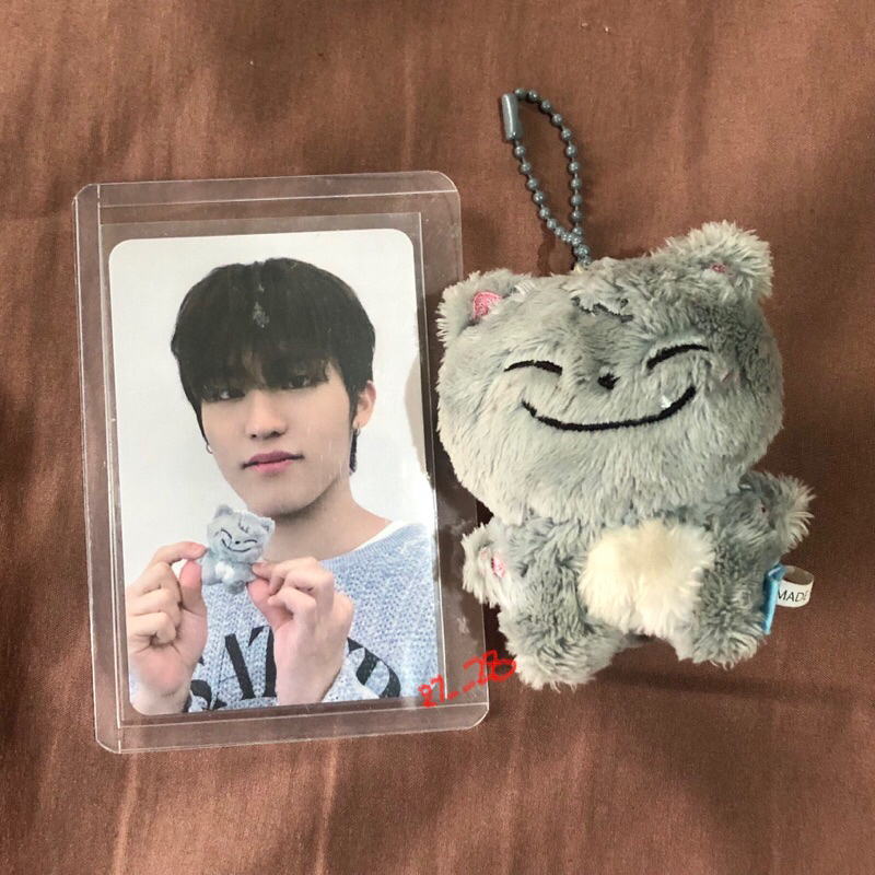 preloved jjeonggue plush keyring doll funny treasure + pc