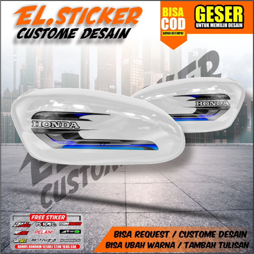 STRIPING CB100 STICKER CB100 UV TRANSPARAN, STICKER VARIASI HONDA CB 100 STRIPING CB125 TRANSPARAN 1
