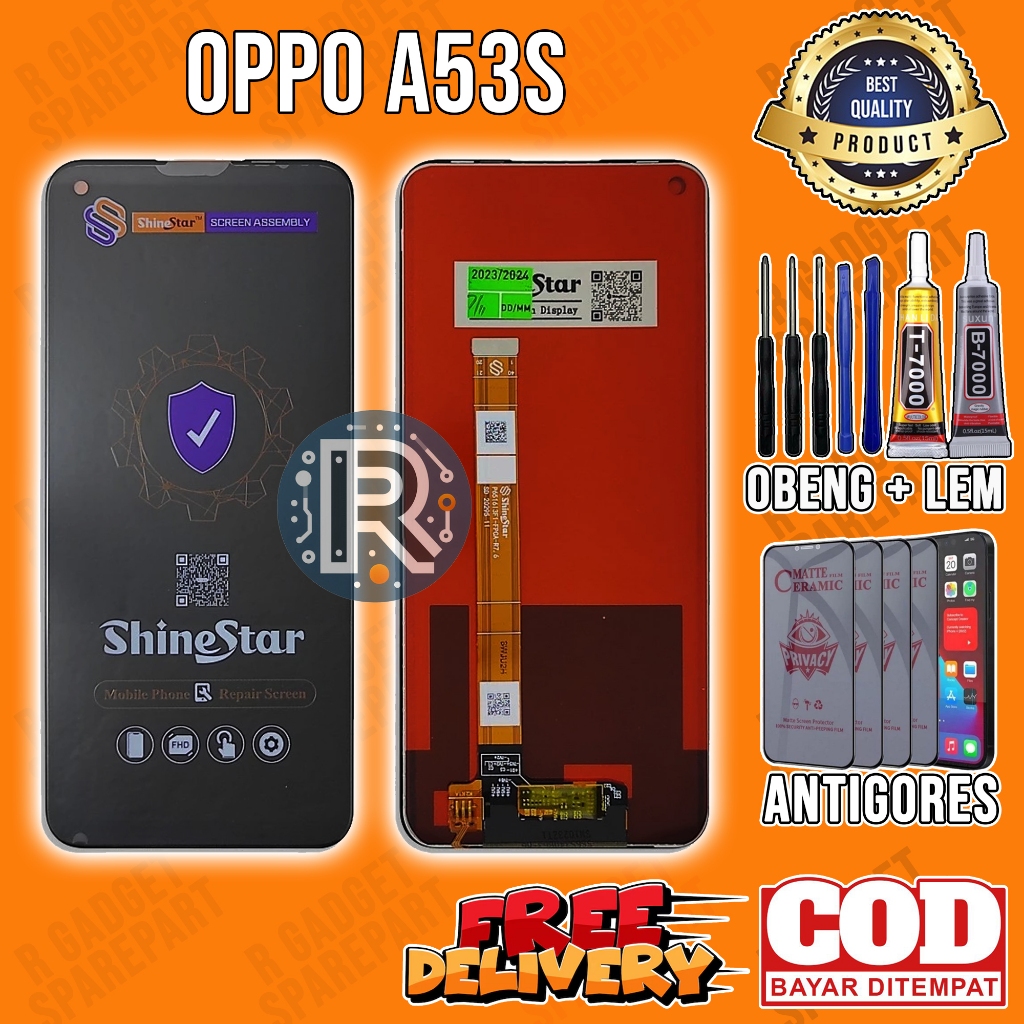 LCD OPPO A53S SHINE STAR FULLSET LCD TOUCHSCREEN