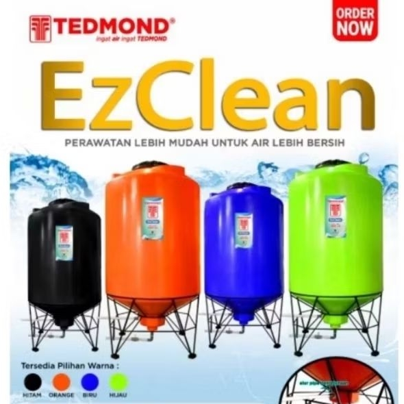 Tedmond EzClean bebas perawatan 1200 L