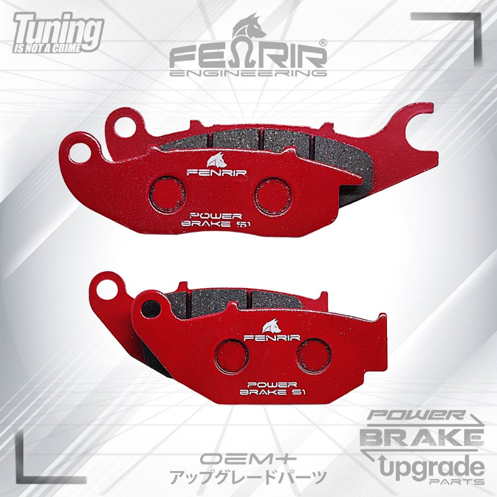 Kampas Rem New Tiger Revo Facelift 2012-2014 - Fenrir Ceramic Fusion Harian Balap Touring