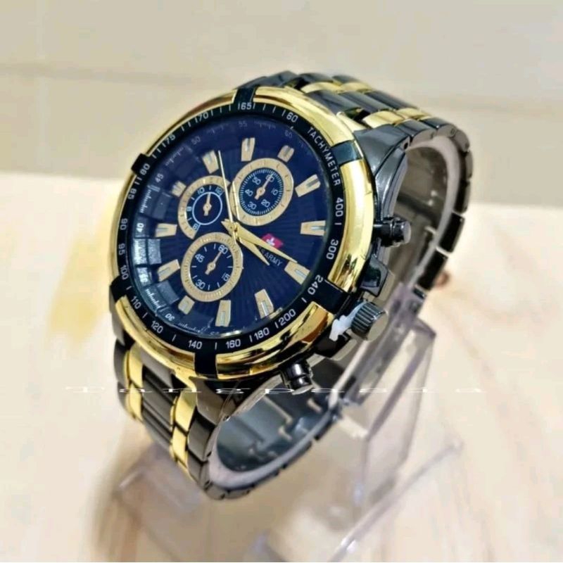 Best seller jam tangan pria rantai TERMURAH / JAM RANTAI STAINLESS TERBAGUS warna kuning gold dan hi