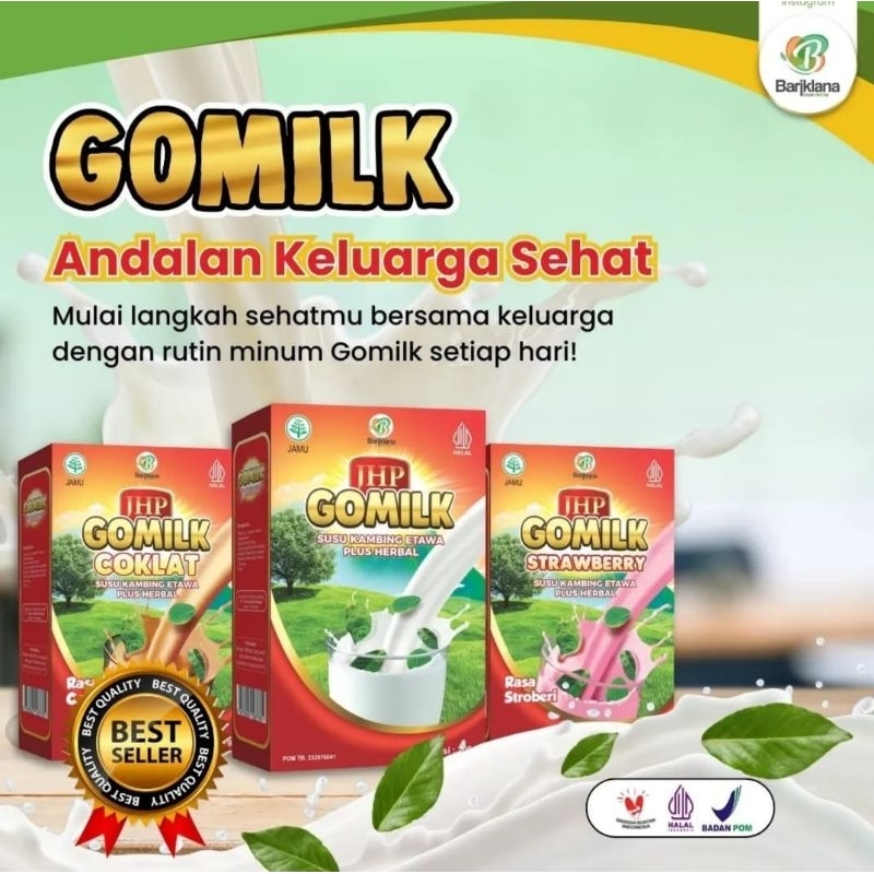 

GOMILK Susu Kambing Etawa Plus Herbal