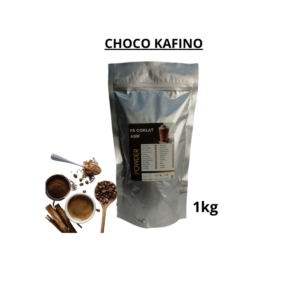 

Choco Kafino, Merupakan bubuk minuman rasa coklat kopi