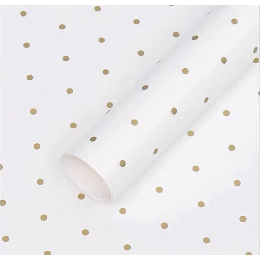 

(20 Lembar) Flower Wraping Cellophane Polkadot / Kertas Buket Celophane Polkadot