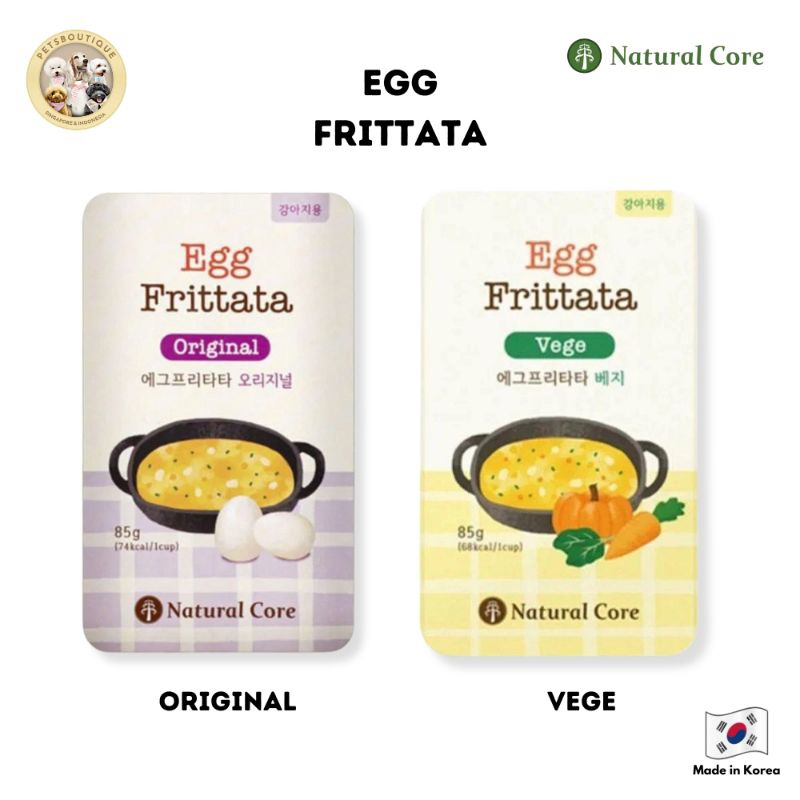 Natural Core - Egg Frittata - Snack Anjing Korea