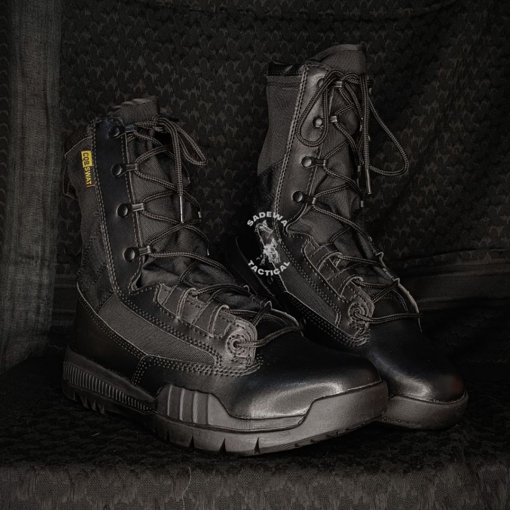 Sepatu PDL CQB Swat Black / Sepatu CQB Hitam
