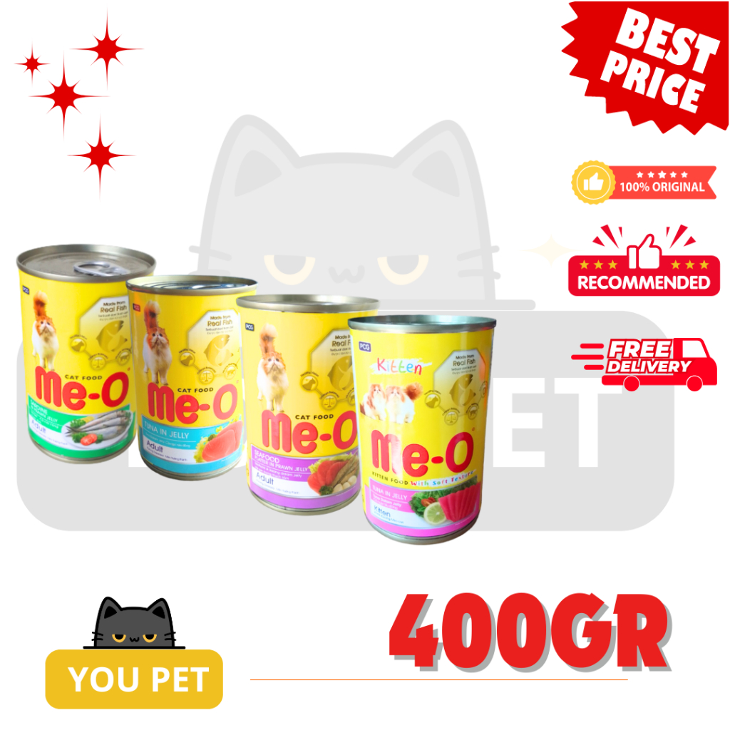 MEO Kaleng 400gr Makanan Basah Kucing MEO wet food