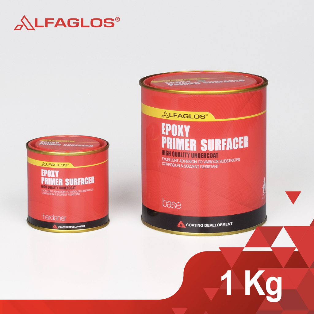 Alfaglos Epoxy Primer Surfacer 1 kg - Army Grey
