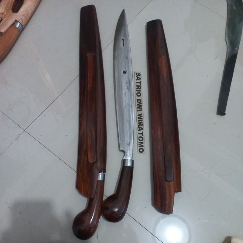 pisau kuduk bahan per delman cap mata kayu full sonokeling