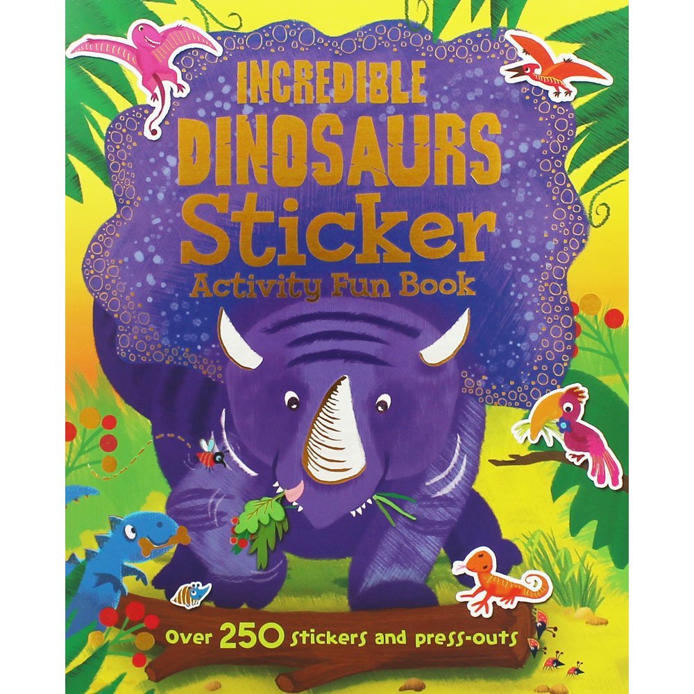 Sale Buku BBW - Incredible Dinosaurs Sticker Activity Fun Book
