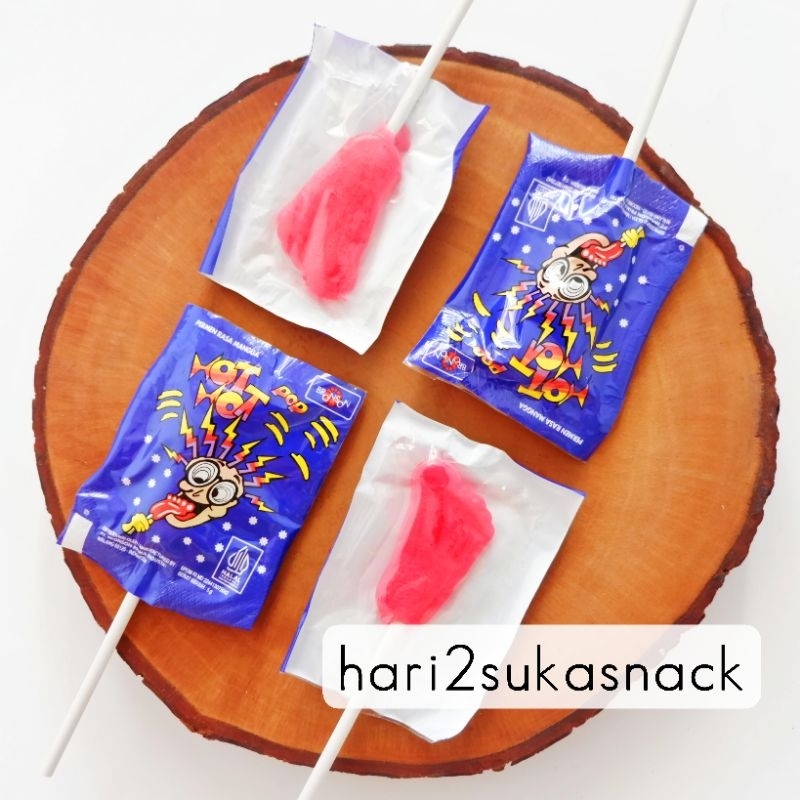 

Permen HOT HOT POP [1PC] Lollipop Kaki Hot Hot Pop Rasa Mangga