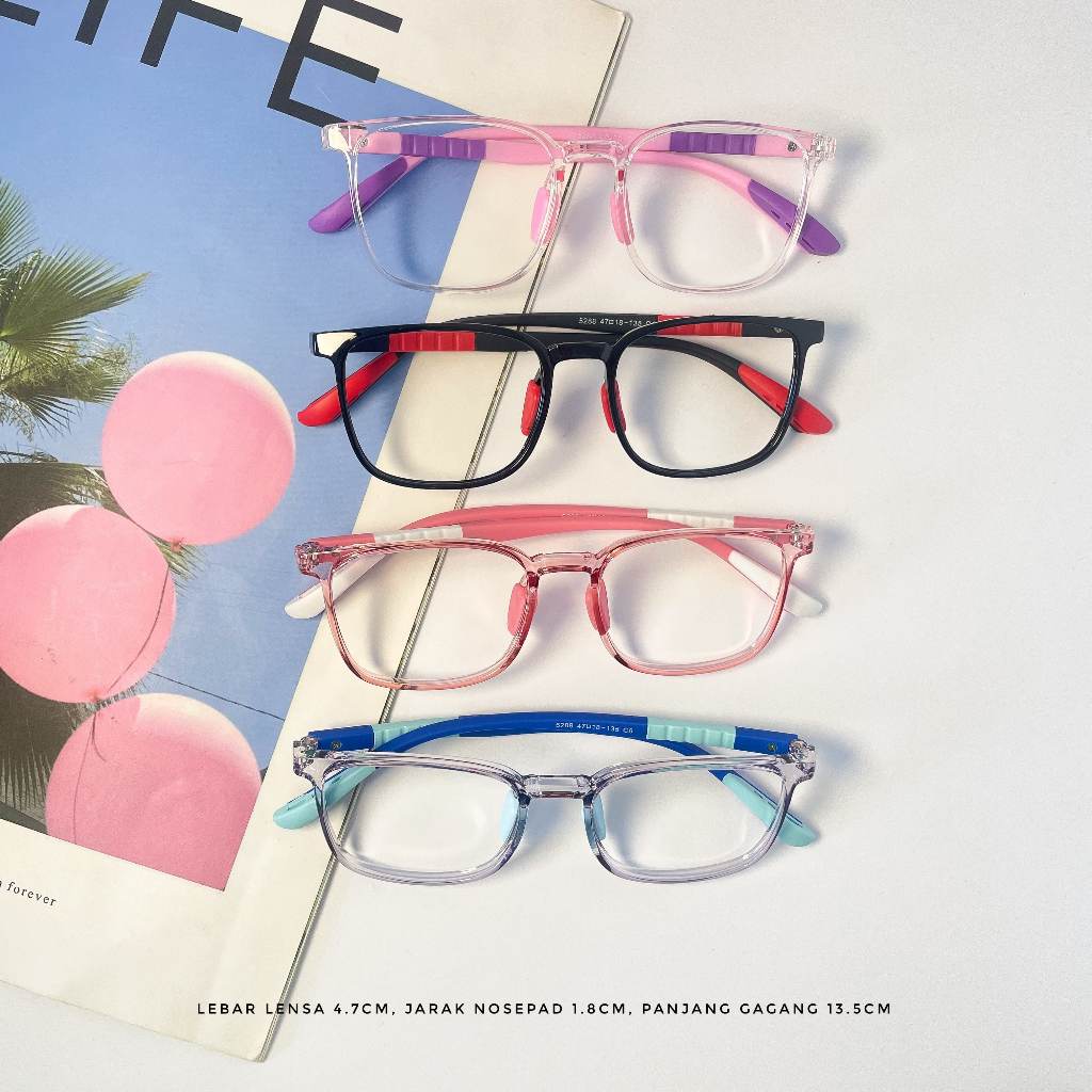 Kacamata Lensa Minus Cylinder "ANAK 5288"